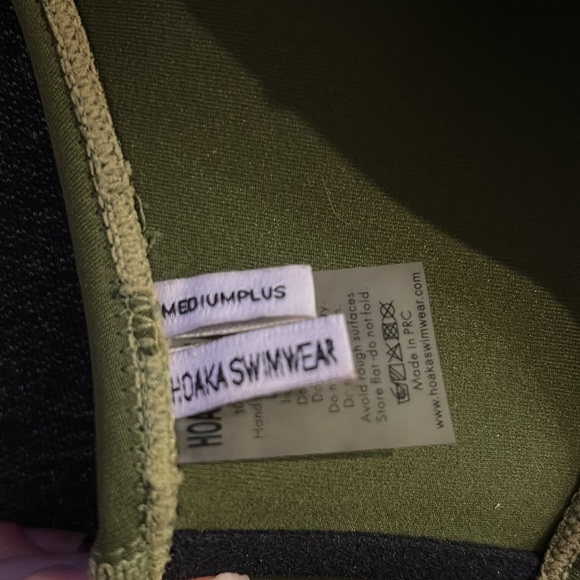 Army green hoaka bikini set - Picture 3 of 3